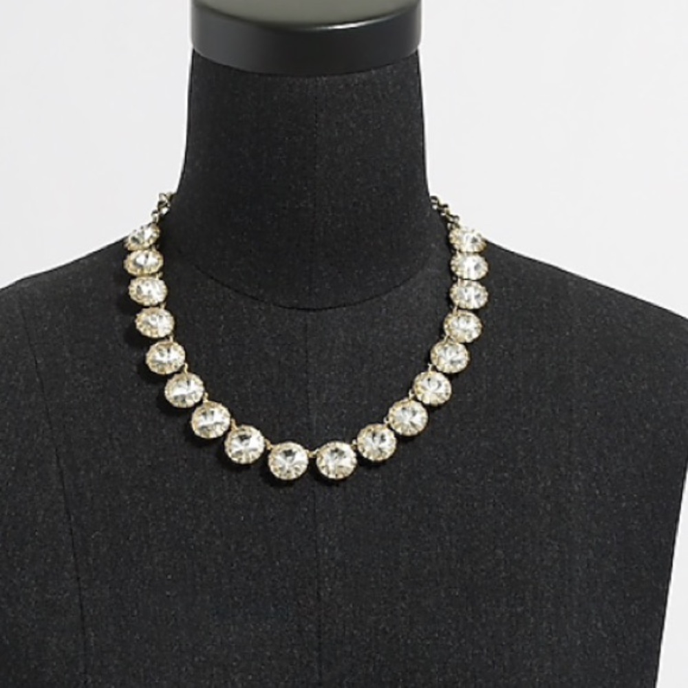 J Crew Rhinestone Necklace - Picture 2 of 8